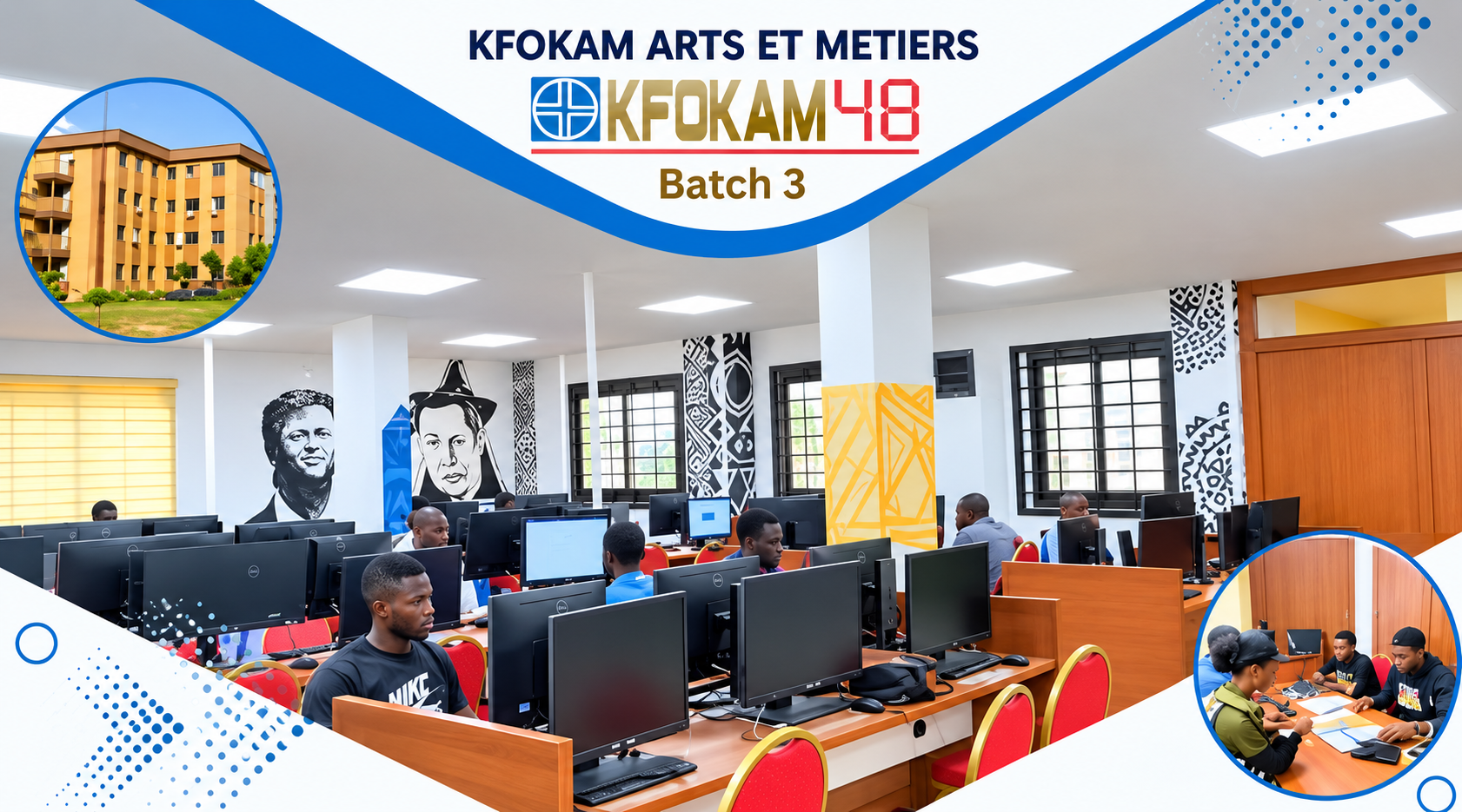 Formation gratuite : KFOKAM48 ouvre son concours pour former 150 jeunes Africains